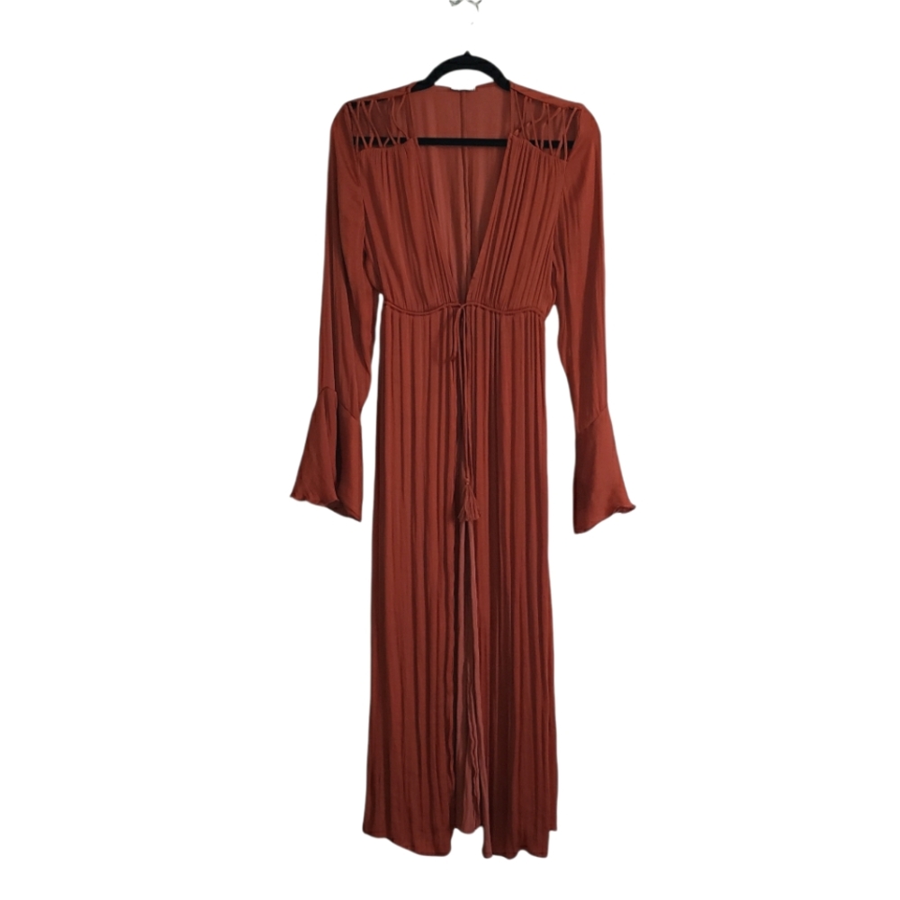 Free People Rust Duster Dress